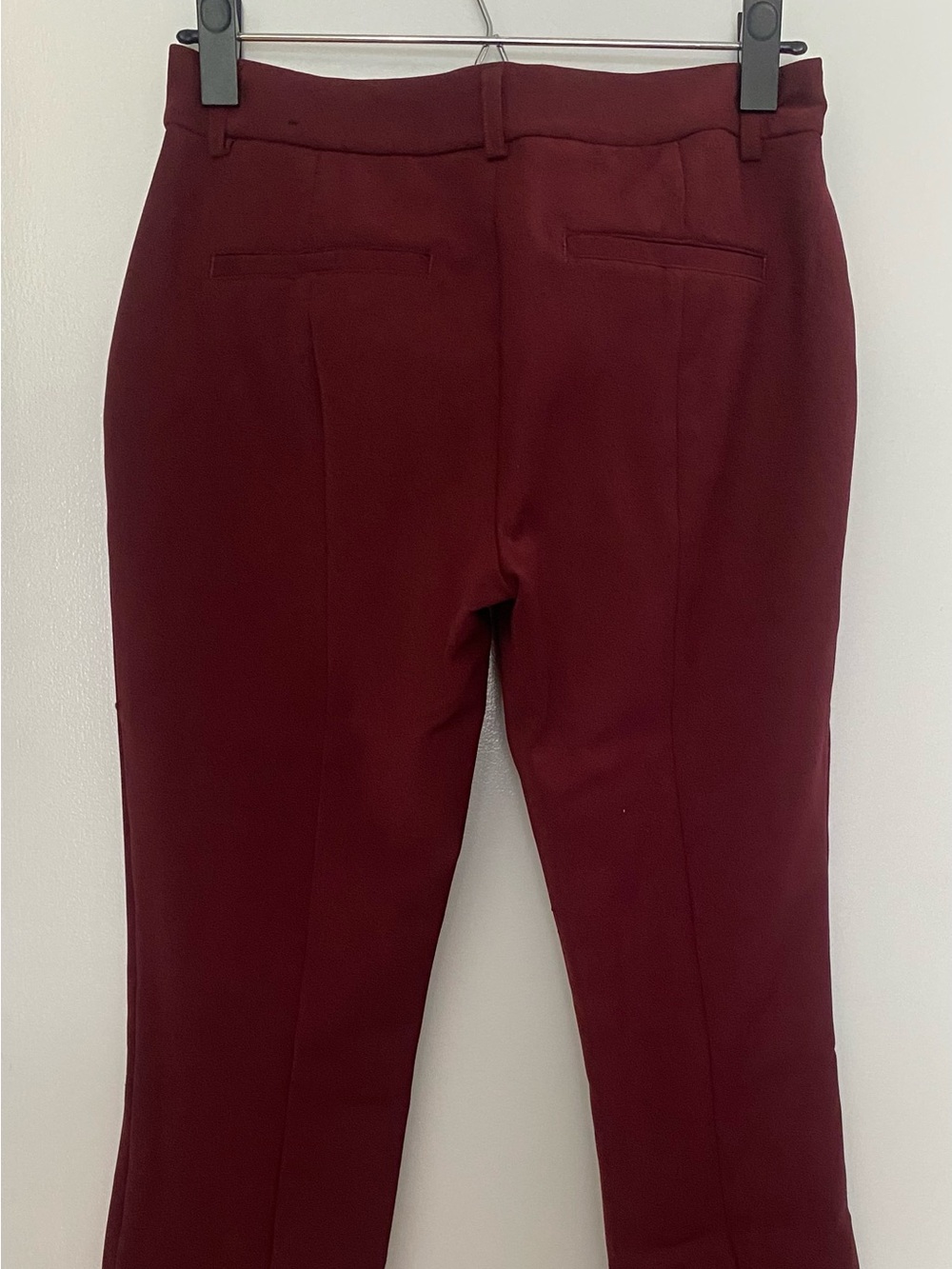 Express Women's Burgundy Skinny Ankle Pants - Picture 4 of 6